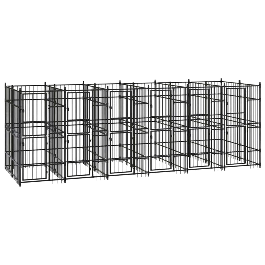 Outdoor Dog Kennel Steel – Powder-Coated Build
