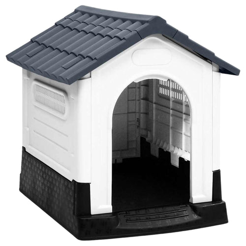 Dog House Grey Polypropylene – Shelter