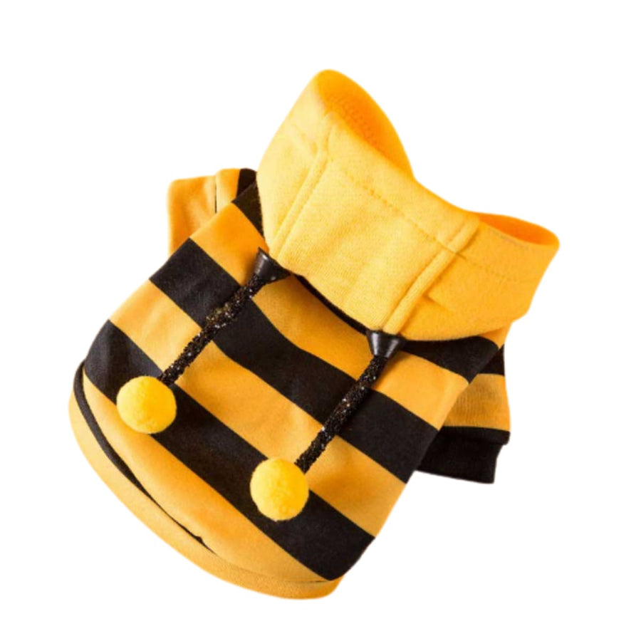 Bee Hoodie for Cats – Fleece-Lined Warmth
