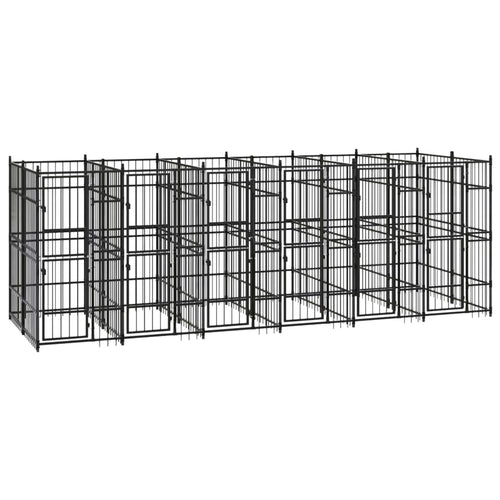 Outdoor Dog Kennel Steel – Powder-Coated Build