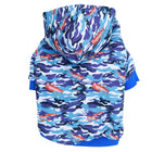 Camouflage Hoodie for Dogs – Blue