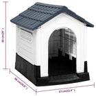Dog House Grey Polypropylene – Shelter