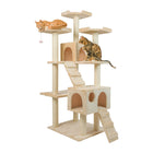 Armarkat 74" Real Wood Multi-Level Cat Tree with Condos & Sisal Scratching Posts (view 3)