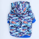 Camouflage Hoodie for Dogs – Blue