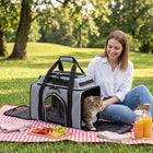 Foldable Pet Carrier for Dogs & Cats – Multi-Color