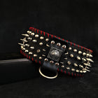 Hand-Stitched Leather Dog Collar, 3.15 in Wide, Large Breeds (L-XL) - detail view 3 of 3